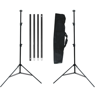 套件影视灯架2.5*3米人像服装摄影龙门架伸缩背景架带3米横杆送包