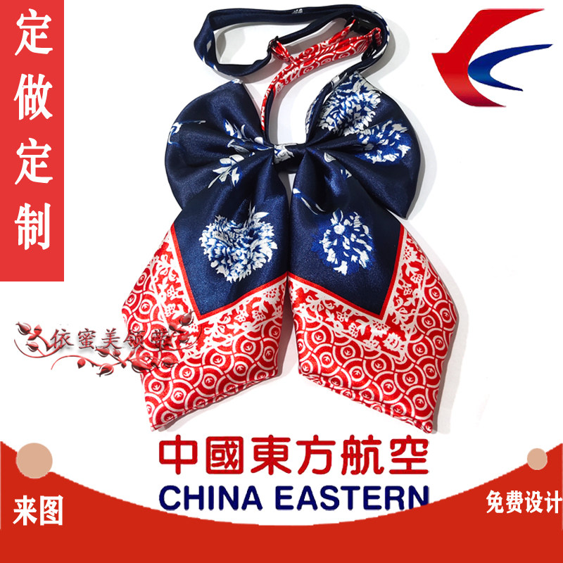 东方航空东航海航南航国航夏航女式职业空姐丝巾方巾领花胸花头花