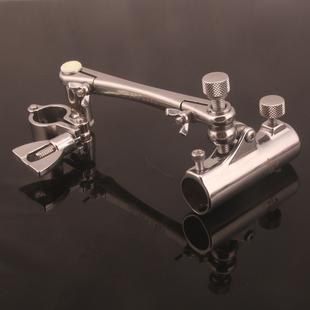 飞扬精工新款钓椅钓台拐角炮台支架竞技不锈钢可折叠万向加长配件