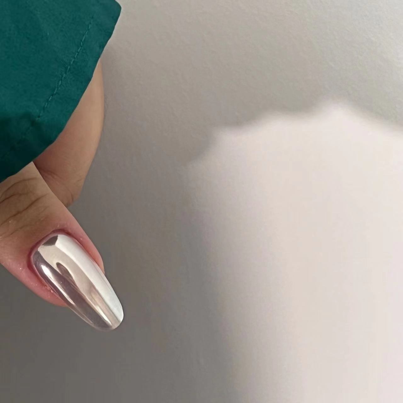 网红美甲魔镜粉超亮月光粉