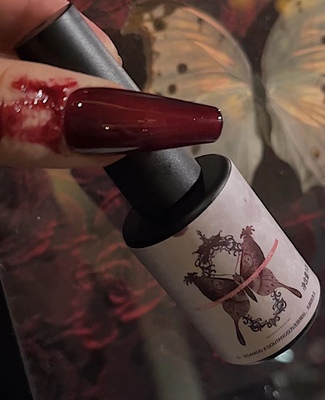 Risamoo豆汤联名甲油胶血胶二代