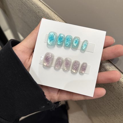 知更鸟-Tuzaozao 手工定制穿戴美甲