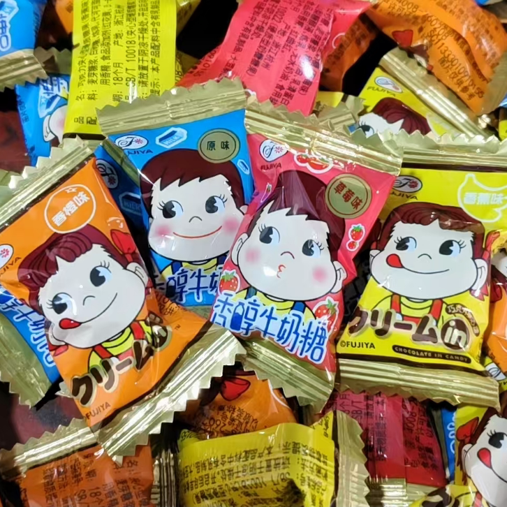 正宗不二家奶糖夹心香醇牛奶糖散装结婚喜糖混合口味日本儿童零食