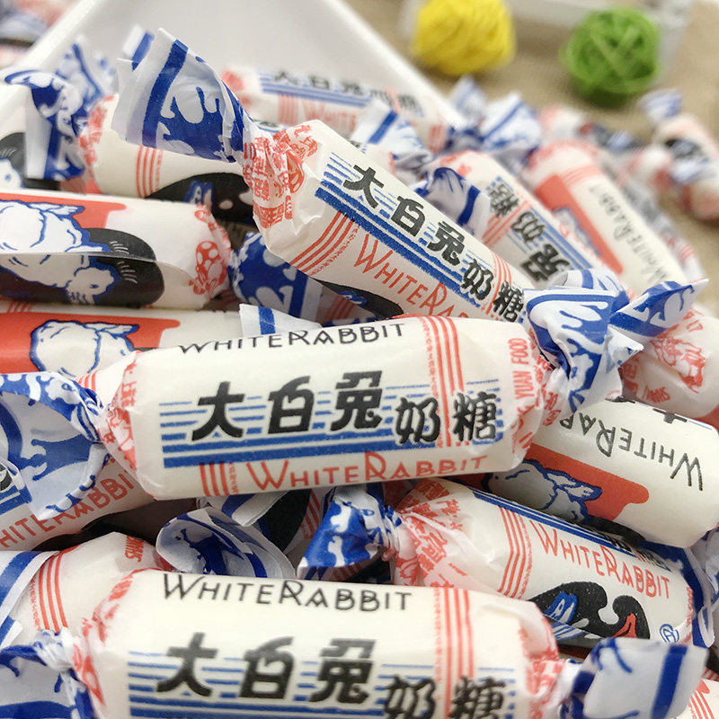 正宗老式上海冠生园大白兔奶糖儿时记忆小时候味道老牌子糯米纸