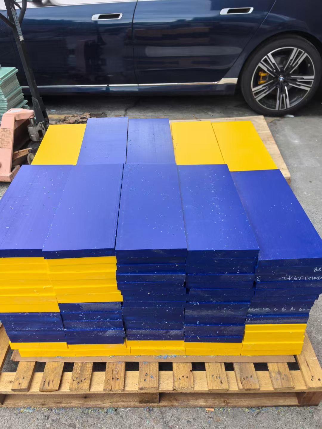 耐高温蓝色铁氟龙棒加纤GF30%聚四氟乙烯特氟龙棒红色ptfe棒加工