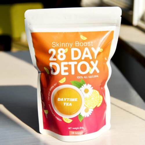 外贸现货茶包28 day detox slimming tea skinny boost slim tea
