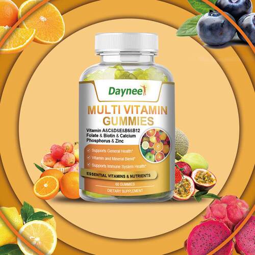 Kids vitamin Multivitamin Gummies外贸跨境免费换标签O EM定 制