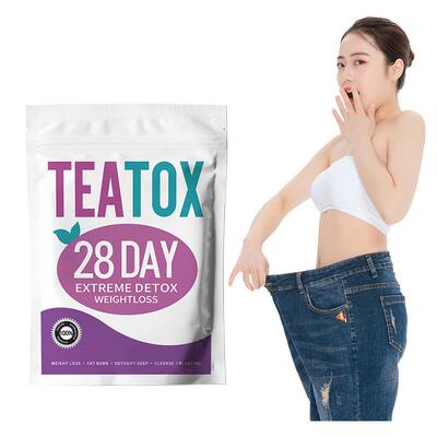 外贸现货slim tea detox跨境28 day slimming weight loss tea