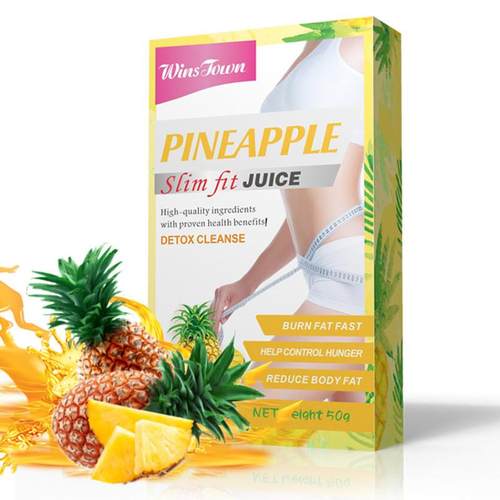 出口菠萝味果汁粉现货pineapple Slim Fit  juice Weight loss