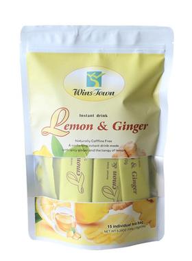 外贸出口柠檬姜茶Lemon ginger tea速溶颗粒固体饮料跨境源头厂家