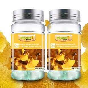 万松堂Ginkgo Biloba Naturall soft capsules银杏叶软胶囊凝胶糖