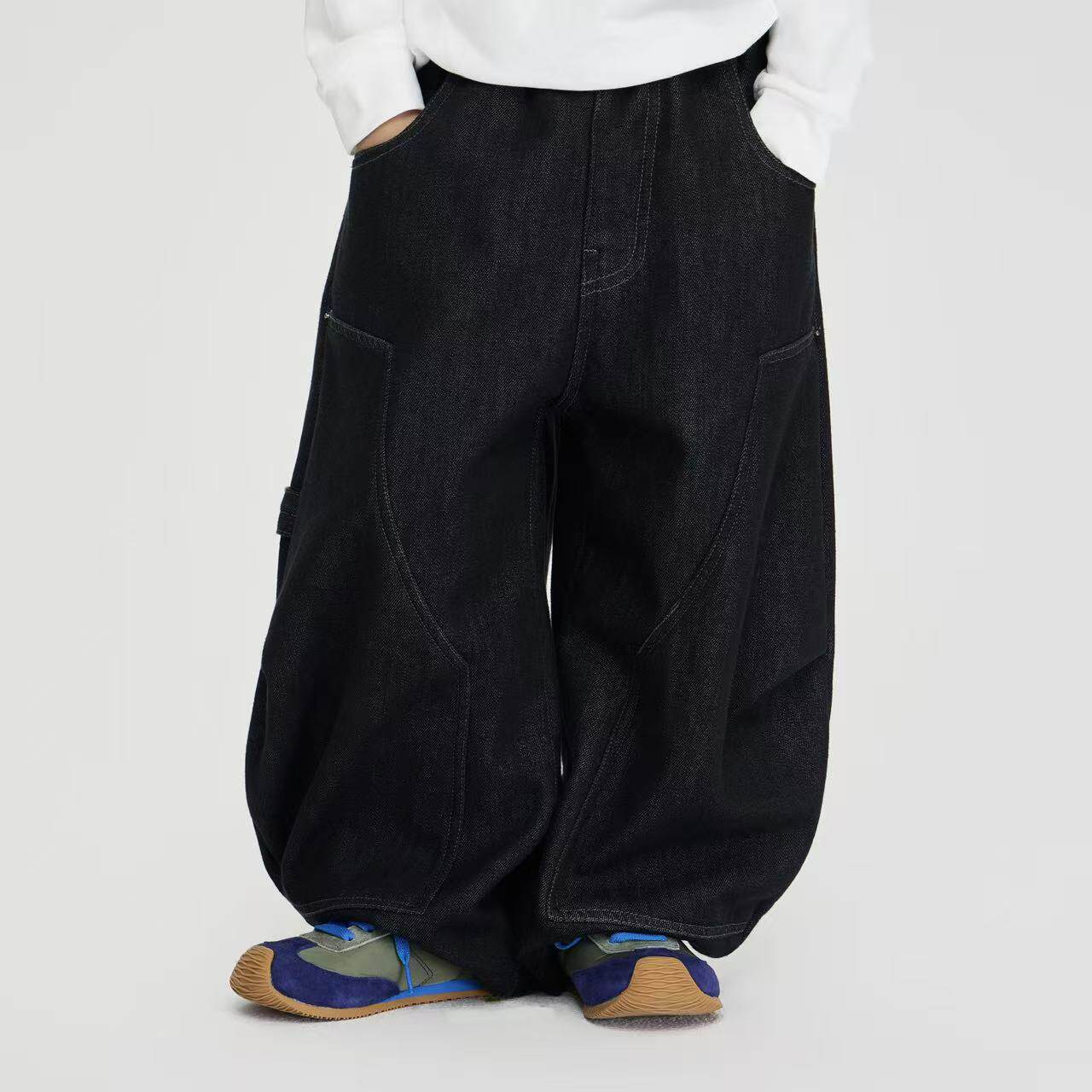 2025冬季新款男童加厚保暖一体绒长裤男中大童防掉色休闲软牛仔裤,童装/婴儿装/亲子装,裤子,淘宝优惠券,粉丝福利购,淘宝优惠卷