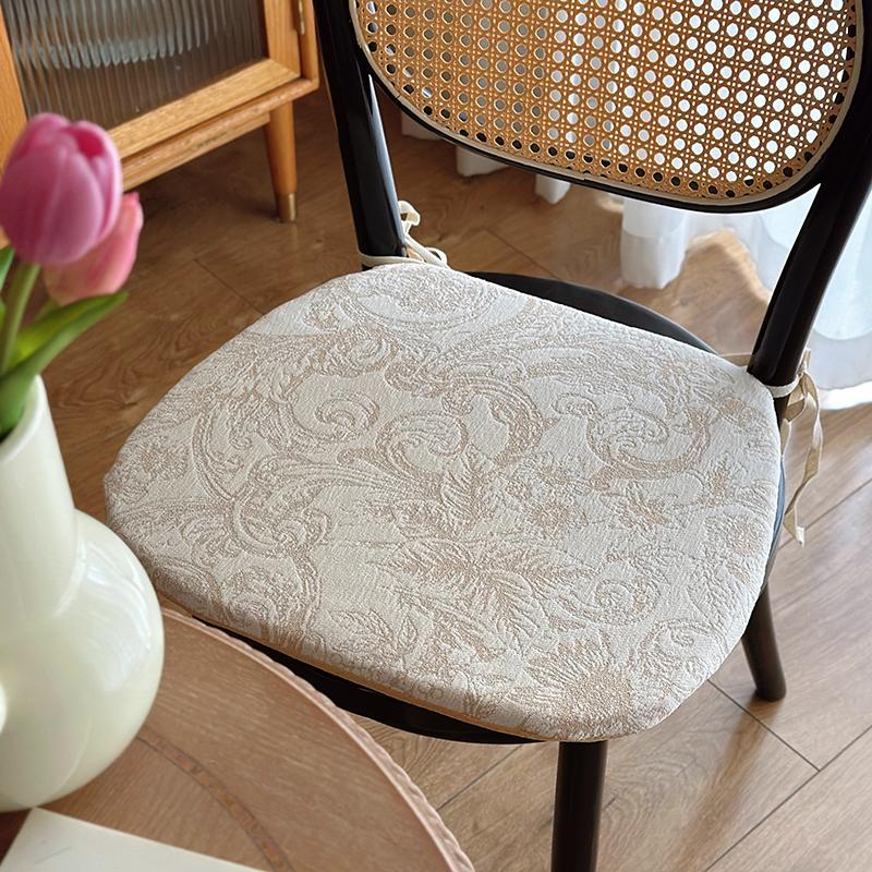 莫奈坐垫法式复古餐椅垫可拆洗
