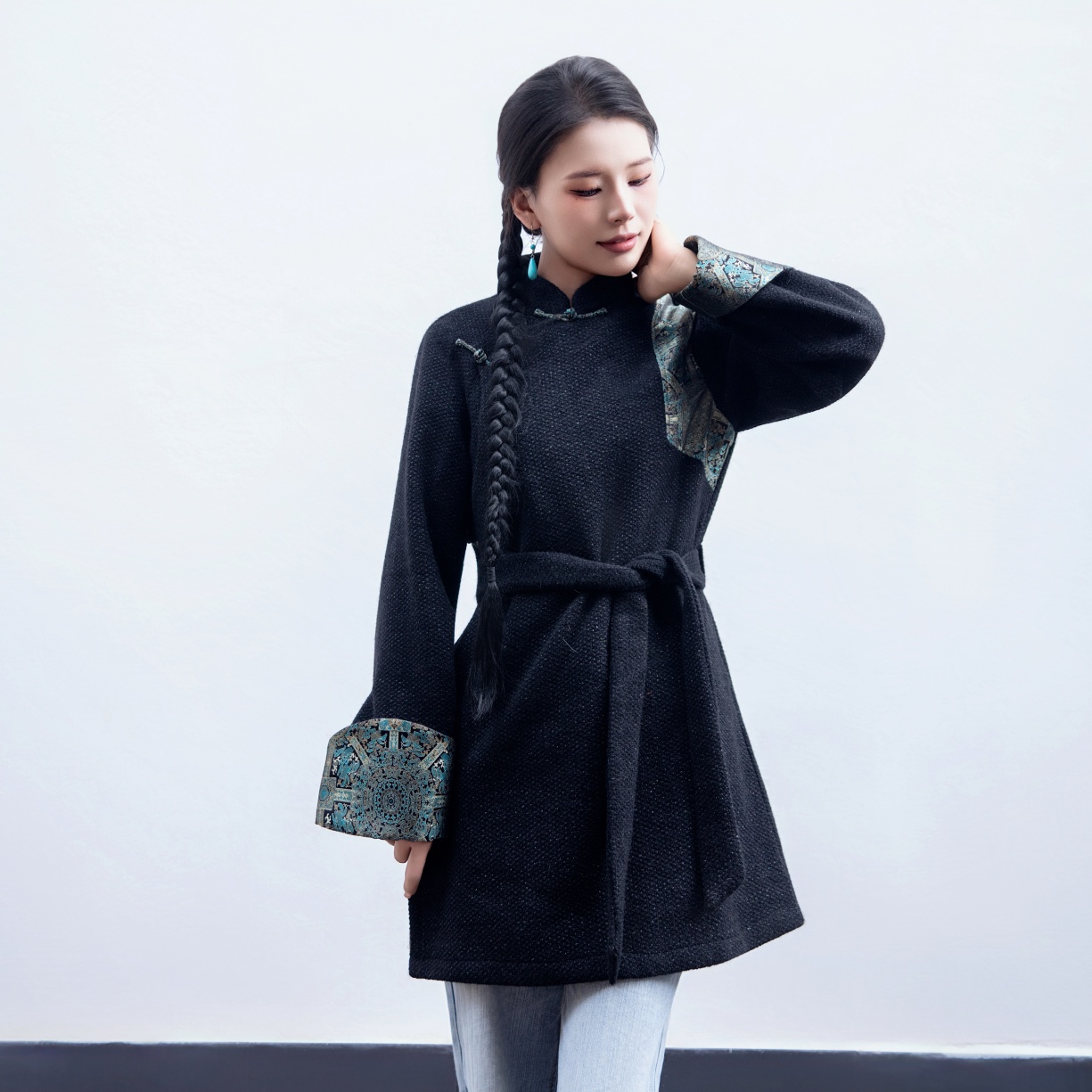 加厚藏服外套藏装冬季藏族服装