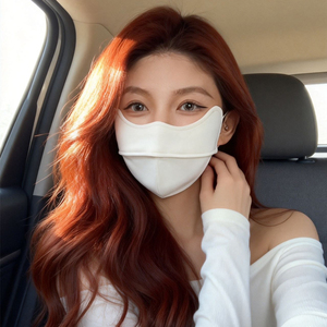 防晒口罩冰丝遮阳2026新款女夏透气护眼角面罩立体高颜值防紫外线