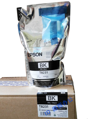 爱普生B6080墨水黑色 原装正品 EpsonB7080写真机染料 T8231
