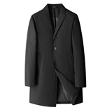 2025新款男士羽绒服西装领中长款商务90白鸭绒8662p325长期有货，男装羽绒服，钱塘721