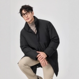 2025新款男士羽绒服中长款商务立领90白鸭绒6628p335长期有货，男装羽绒服，钱塘721