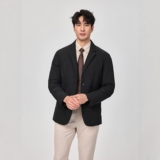 2025新款男士羽绒服西装领西服90白鸭绒6636p245（长期有货），男装羽绒服，钱塘721