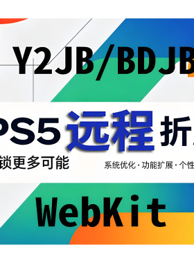 PS4/PS5远程指导折腾服务 Y2JB+Webkit 支持PS5最高13.60远程服务