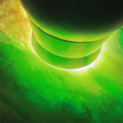 缅甸天然翡翠原石手镯料