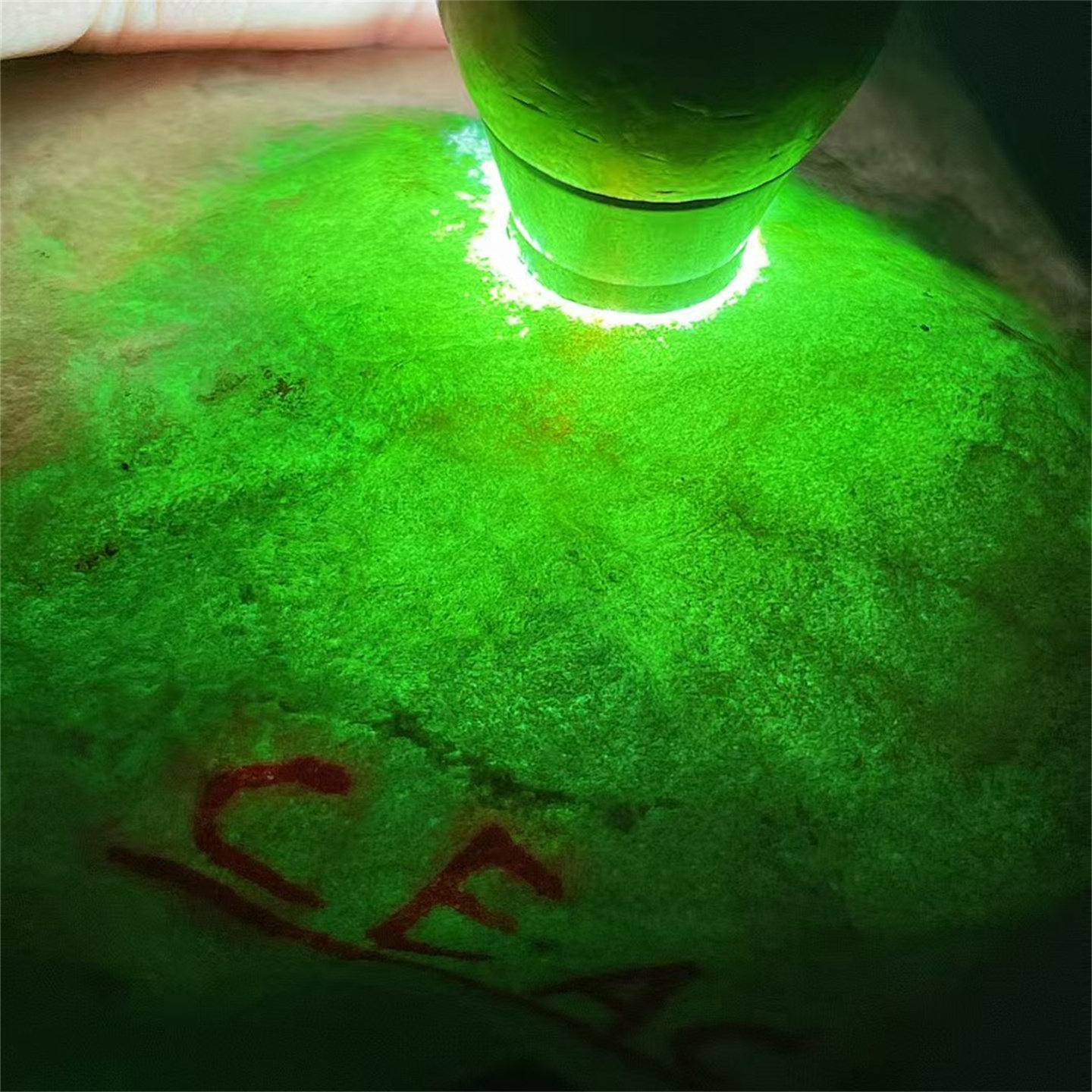 TT31290缅甸天然翡翠原石老坑木那场口手镯料 重3.1公斤