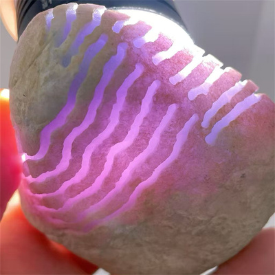 精品缅甸天然翡翠原石手镯料