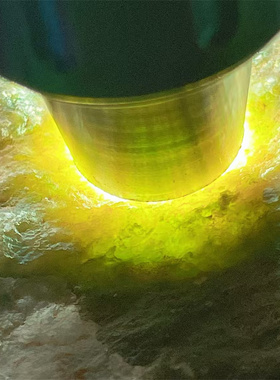 T12088 缅甸天然翡翠原石老坑会卡场口手镯料 重3.9公斤