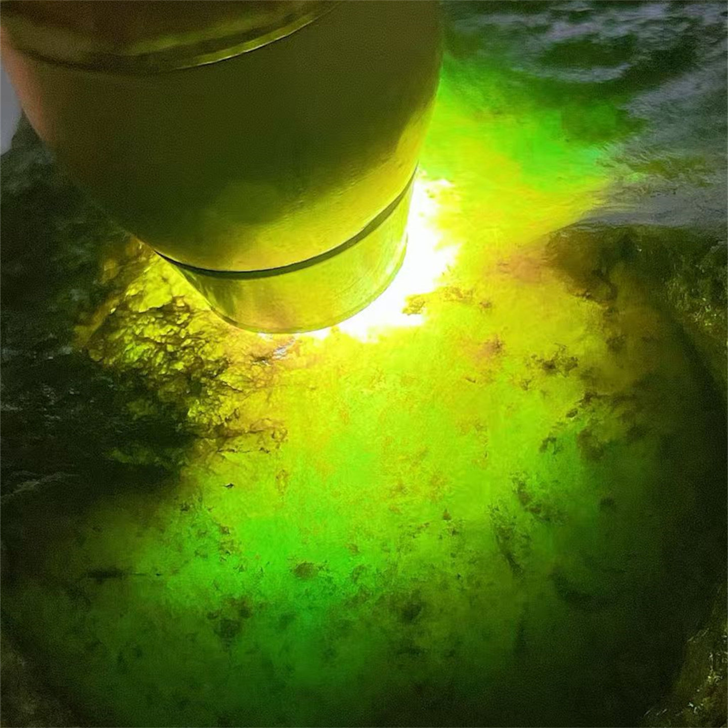 TT27824缅甸天然翡翠原石老坑莫西沙场口脱沙手镯料 重2.7公斤