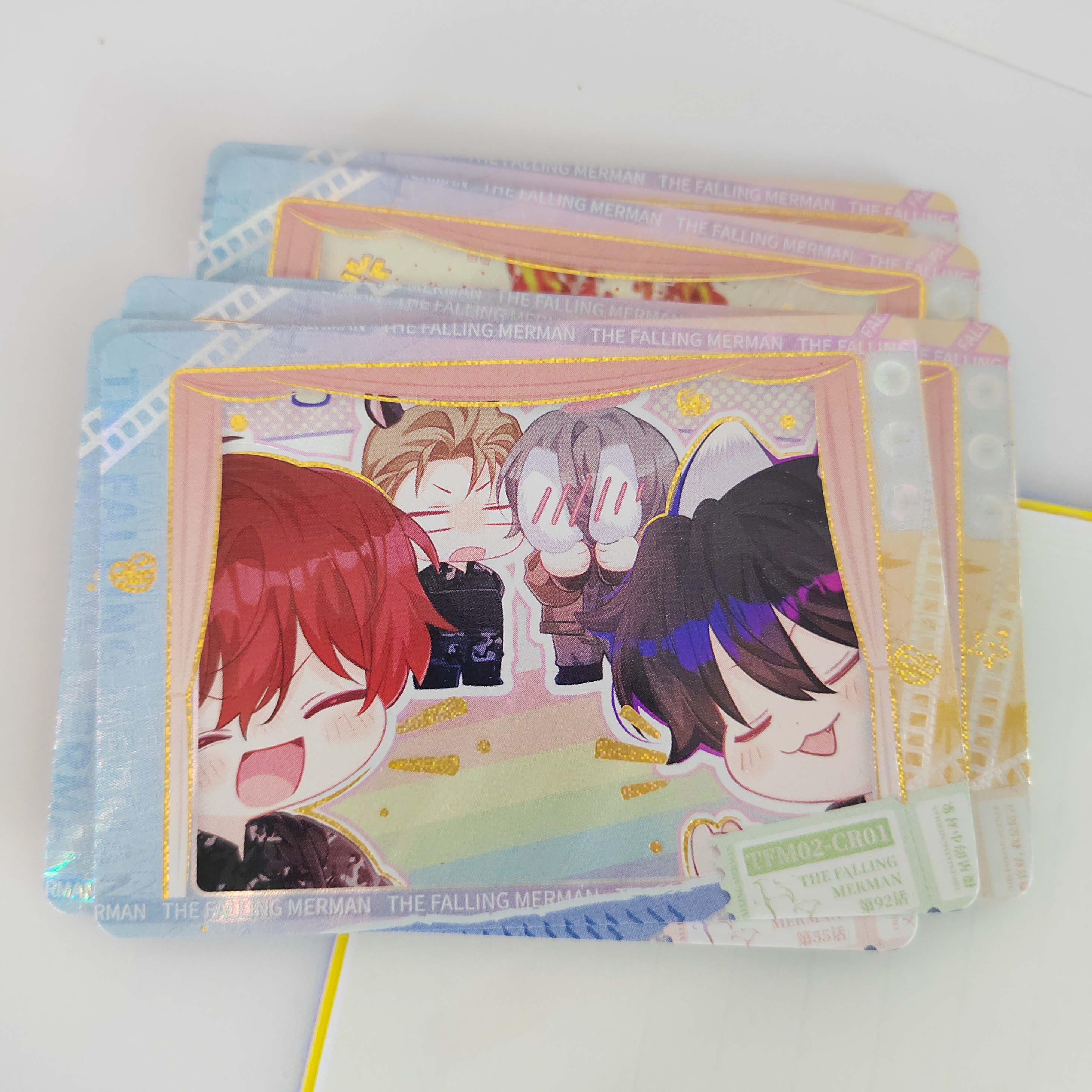 集卡社正版人鱼陷落二弹CR散补单张多人卡动漫Q人物收藏卡牌卡片