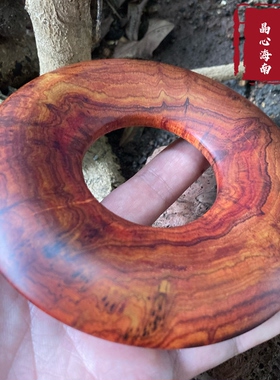 海南黄花梨完美品相整根大料无水线树疤大木璧保真海黄收藏价值高