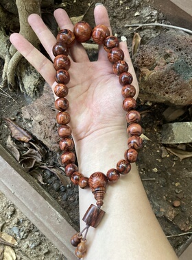 海南黄花梨油梨手持提珠微瑕天然树疤水线一物一拍收藏保真海黄