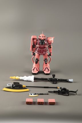 正品ACE-01红色绿色白色扎古 1/72 合金成品模型 眼睛可联动 配件