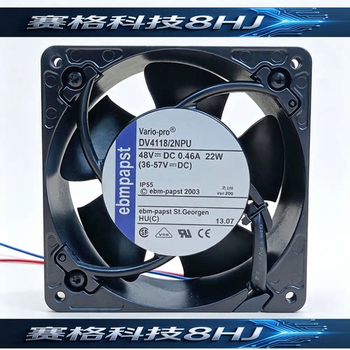 DV4118/2NPU DV4118NPR DV4118N/2NP 48V0.46A22W德国进口4线风扇