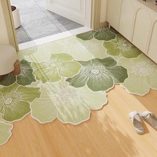 地垫2025新款 入户地垫pvc可擦洗可裁剪家用进门大门口皮革脚垫子