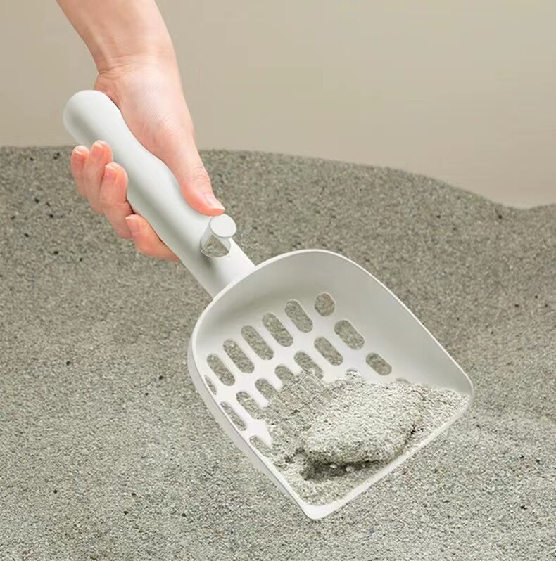 安雅猫砂铲猫屎铲子大号猫咪便便铲豆腐砂小细孔长柄膨润土猫狗沙
