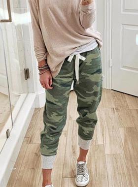 Women's Camouflage Casual Drawstring Jogging Pants