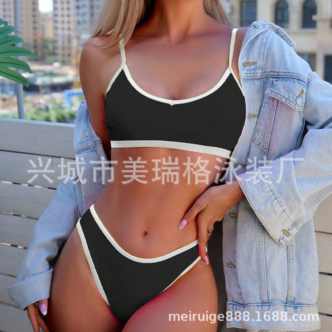 Bikini fashionable two-piece three-point sexy womens