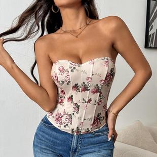 ladies crop clothes casual bra underbust blusa women ropa