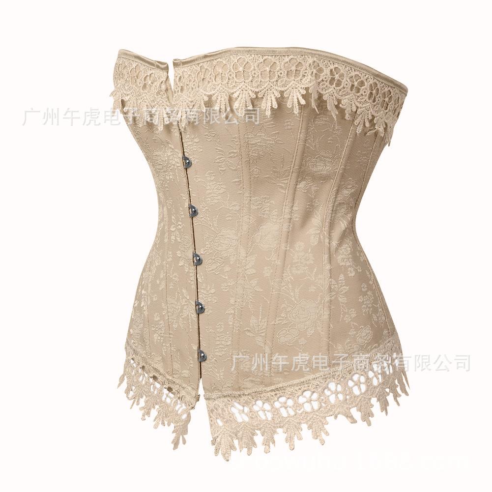 corset lingerie corset floral vintage size plus jacquard