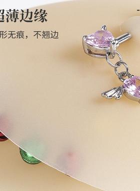 silver oxidized paper girl stud jewelry ear for gift women