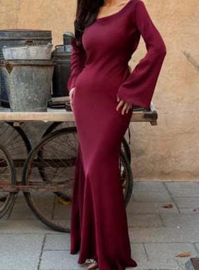 alienated white neck dress sleeves lace-up round waist