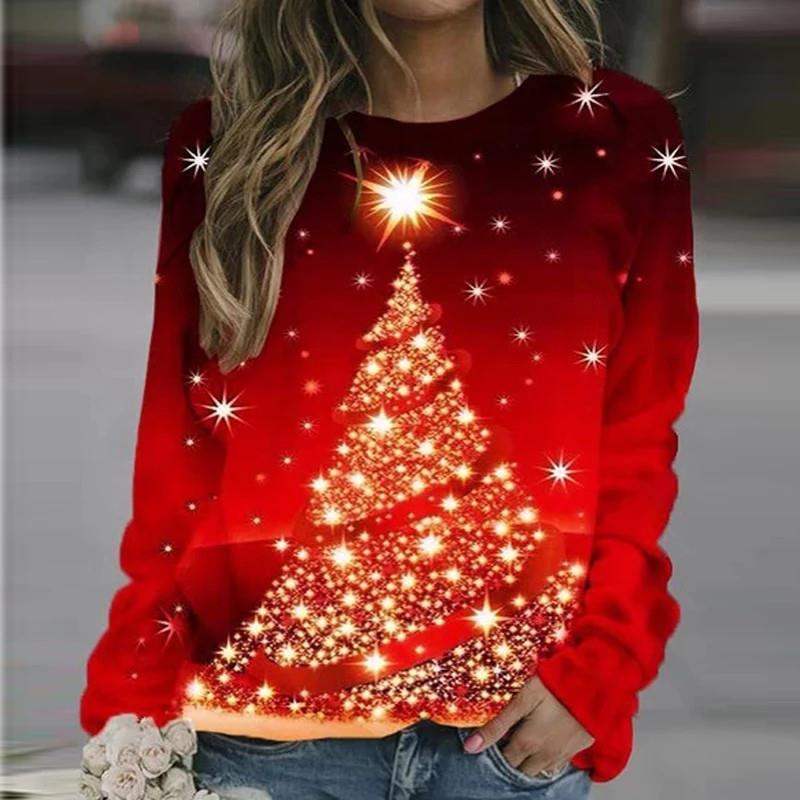 winter holiday graphic hoodies womens sweatshirts women