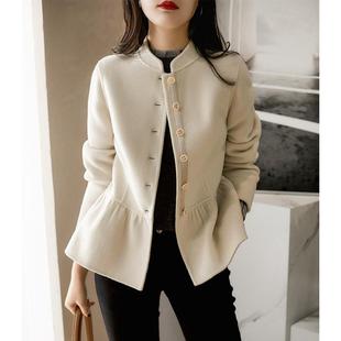 short cashmere wool women double coat imitation faced for