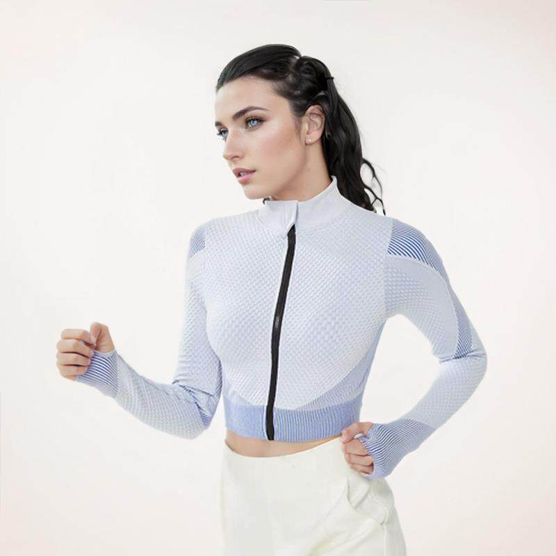 jacket fitness sports training cardigan protection sun