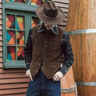 Vest Fit Mens Casual Waistcoat Slim neck Suit