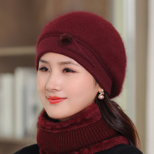 JAYOCXN女士冬季洋气贝雷帽