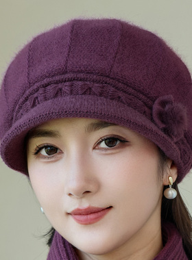 2026新款冬季女加绒保暖针织帽