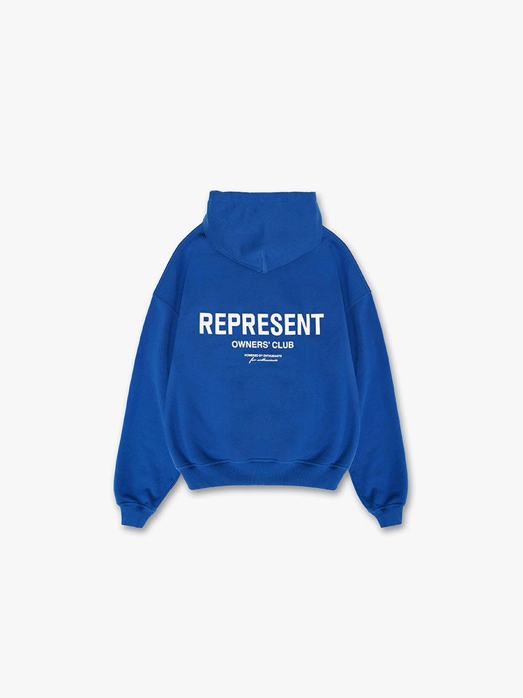 thumbnail for Represent Owners Club Hoodie Slogan Print Candy-Colored Hoodie Dopamine Hooded Sweatshirt