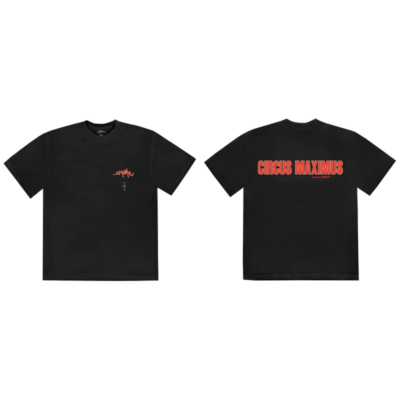 TRAVIS SCOTT UTOPIA album peripheral short-sleeved CACTUS JACK Utopia joint round neck T-shirt
